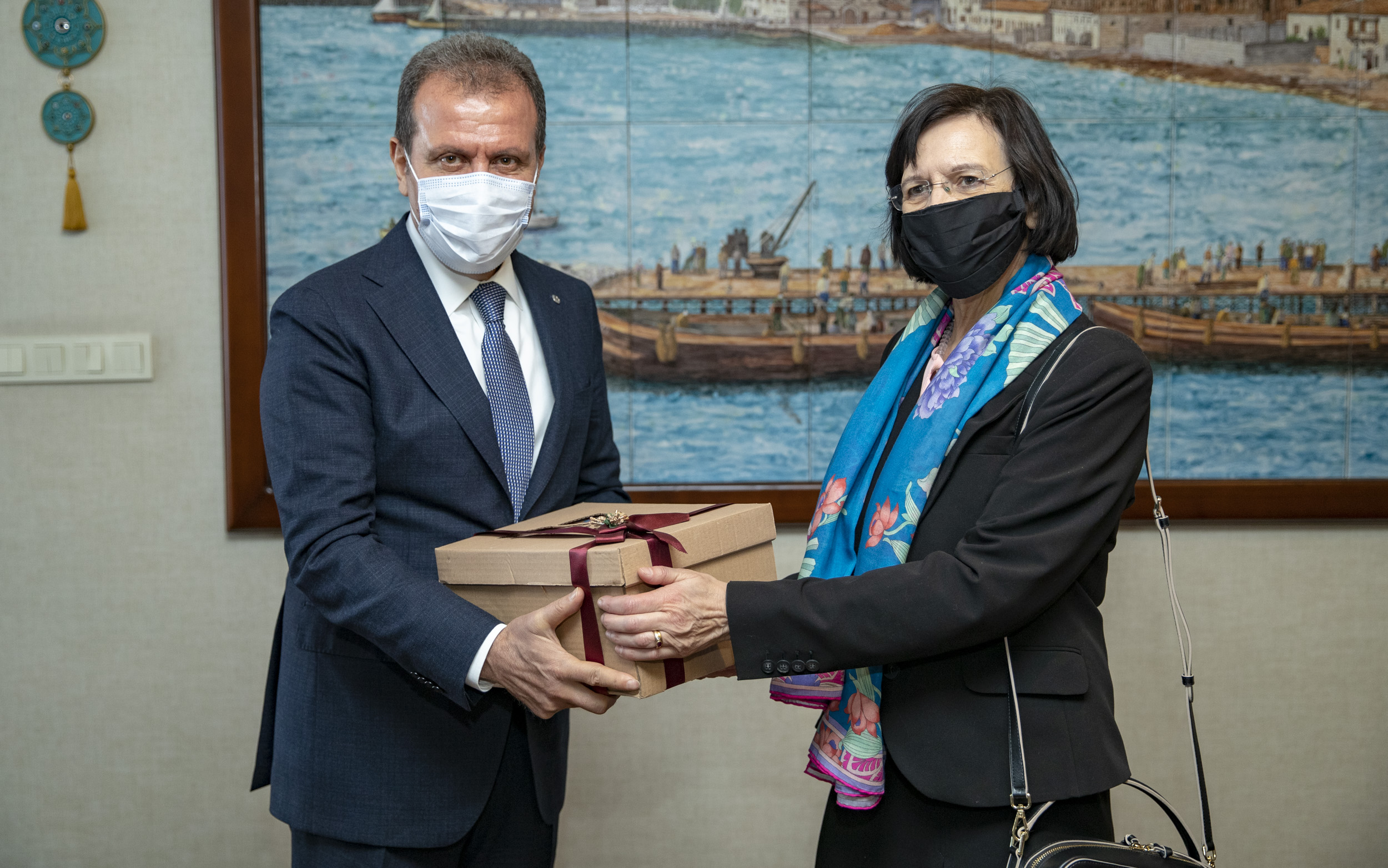 BAŞKAN SEÇER, AB TÜRKİYE DELEGASYONU BAŞKANI BÜYÜKELÇİ NIKOLAUS MEYER-LANDRUT’U AĞIRLADI Başkan Seçer, AB Türkiye