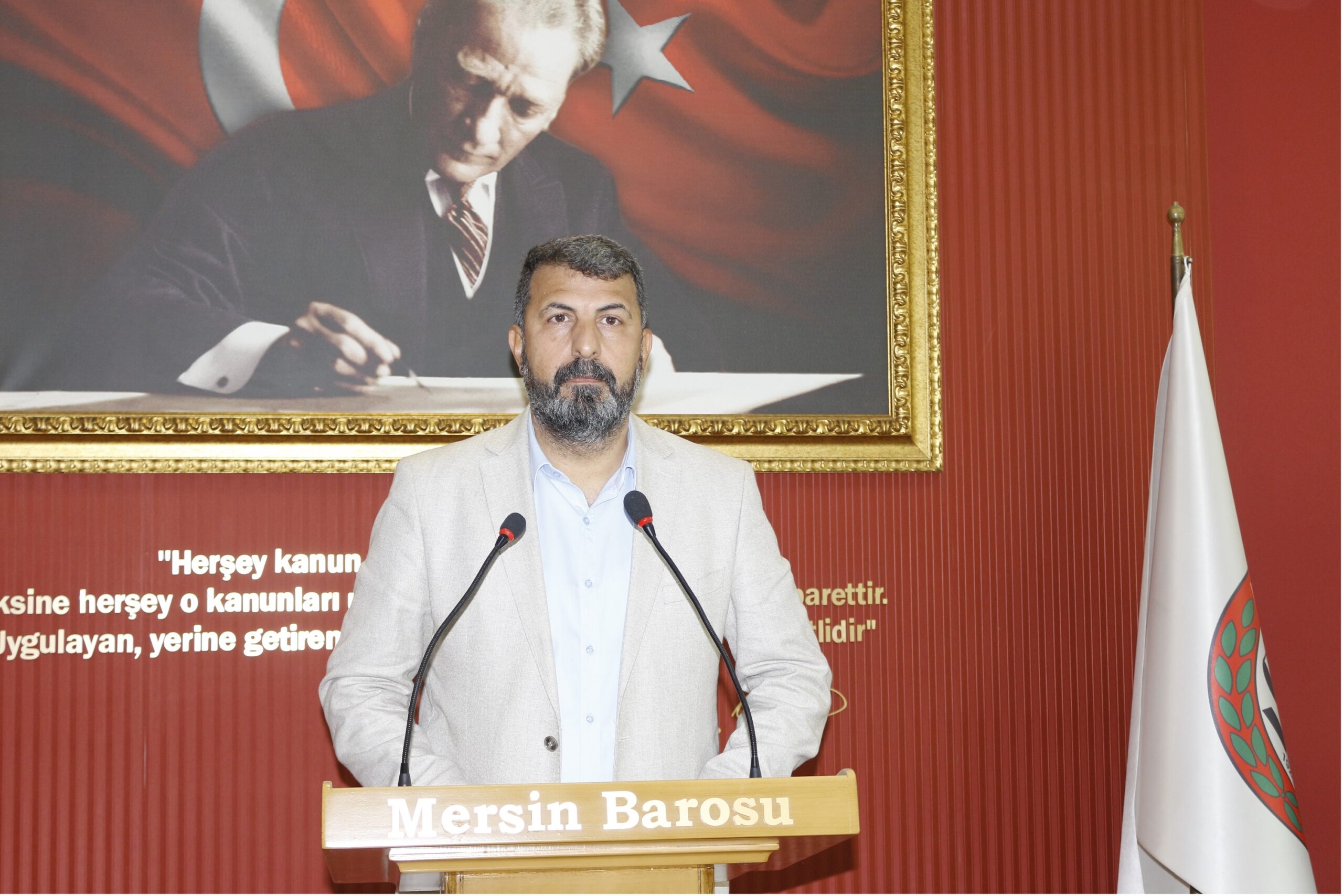 Mersin Barosu Başkanı Bilgin