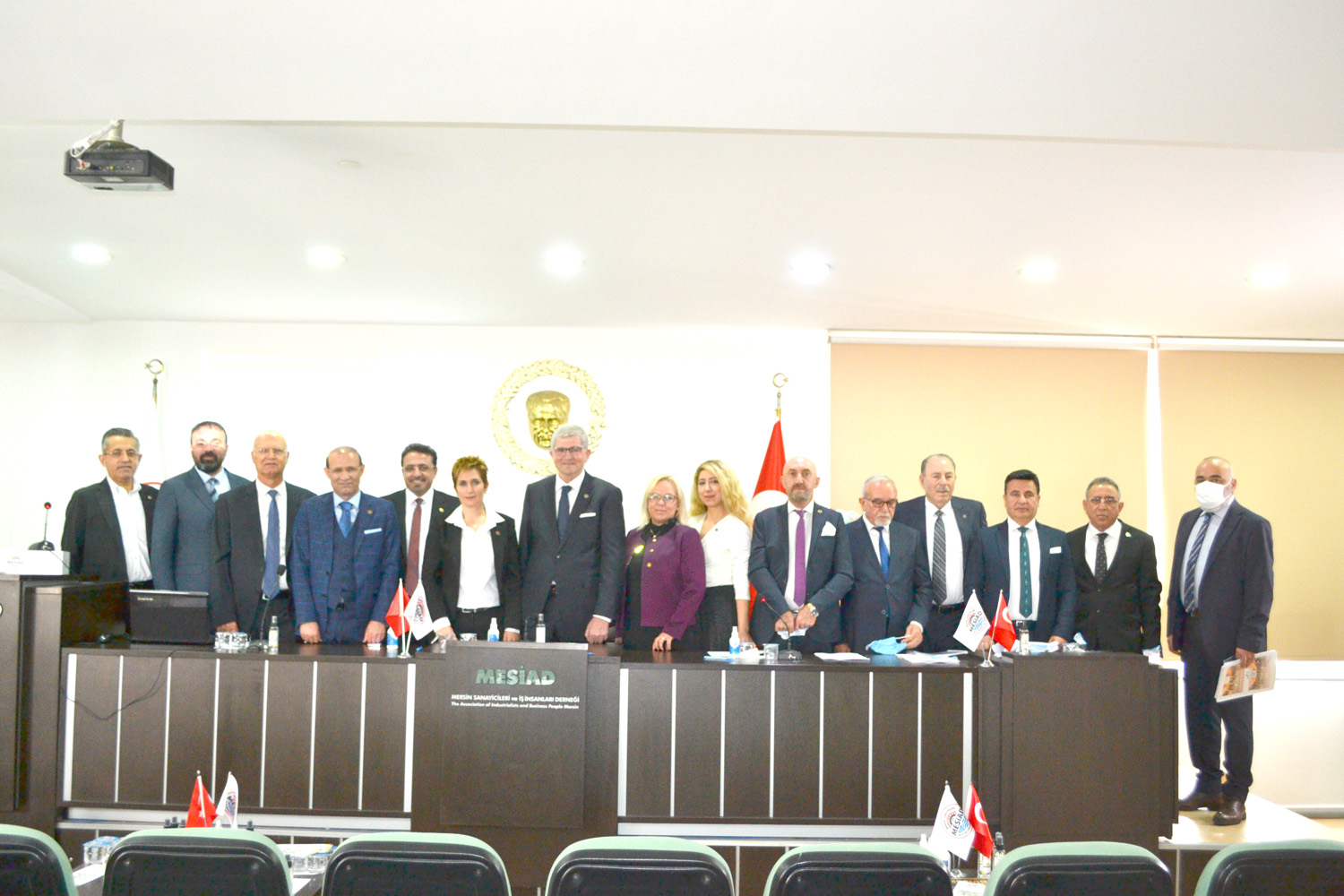 Başkan Hasan Engin tek liste ile yeniden Başkanlığa seçildi Mersin Sanayicileri ve İş