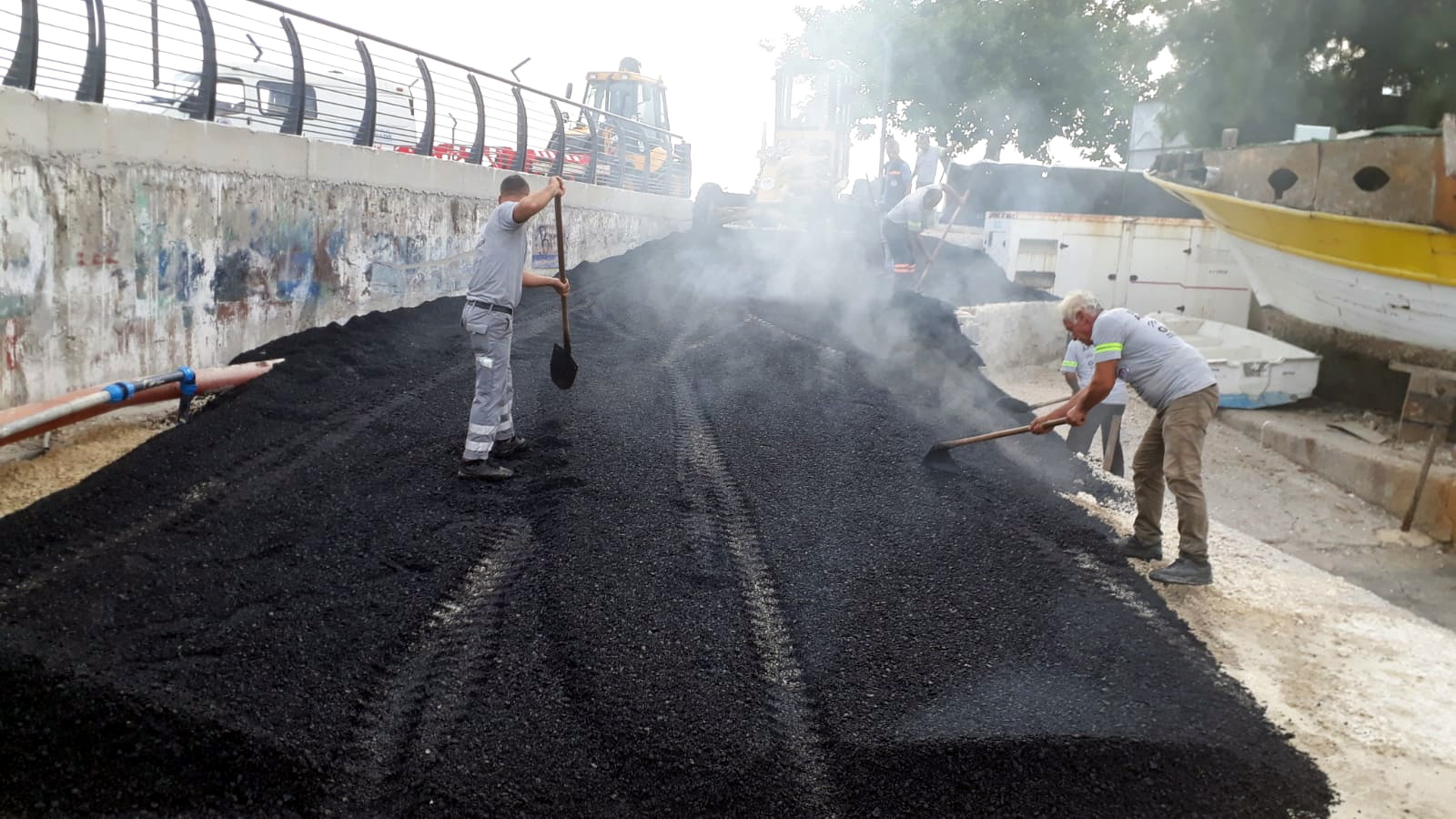 Akdeniz Belediyesi; asfalt kaplama