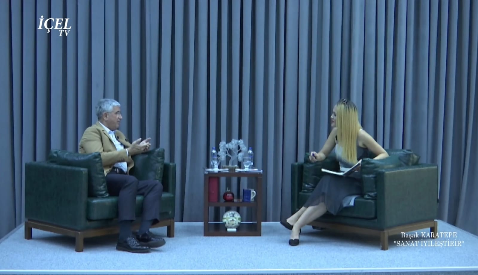 Gündeş Sanat İyileştirir programına konuk oldu Tiyatro sanatçısı, Sanat İyileştirir