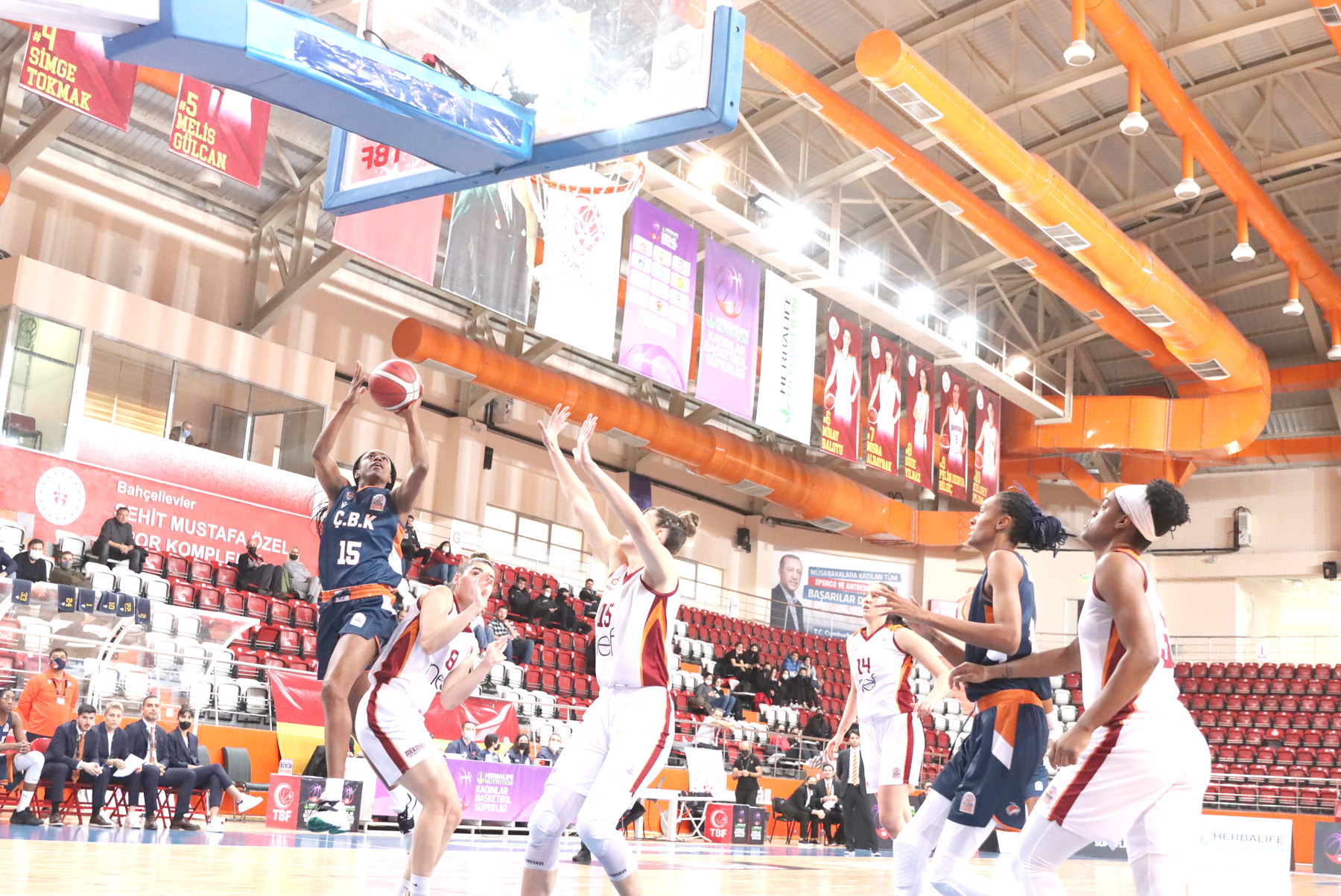 GALATASARAY – ÇBK MERSİN YENİŞEHİR BELEDİYESİ: 62-65 Herbalife Nutrition Kadınlar Basketbol