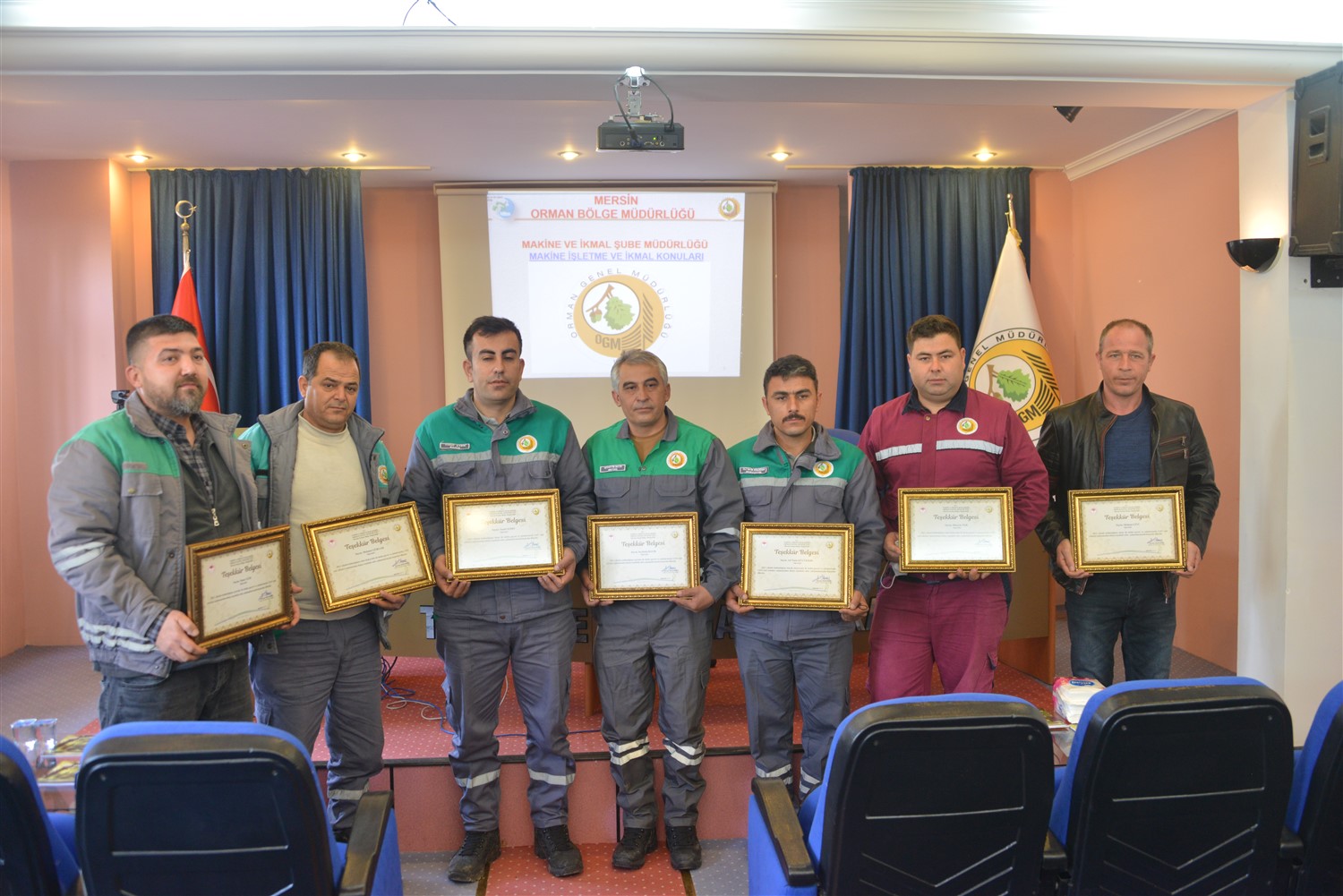 2022 Yılı şoför ve operatörlere yönelik eğitimler tamamlandı Mersin Orman Bölge Müdürlüğünün