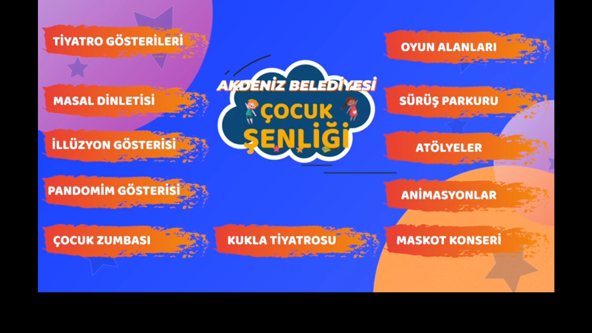 Sahne gösterileri, atölyeler, tiyatro,