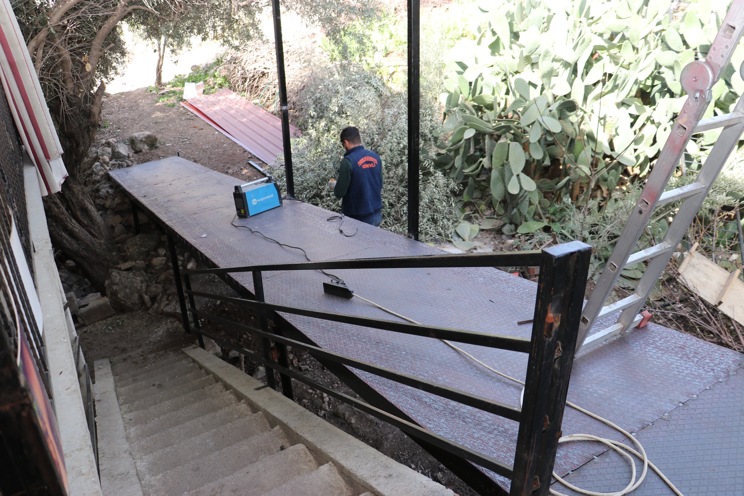 Mersin’in Toroslar ilçesinde, evine