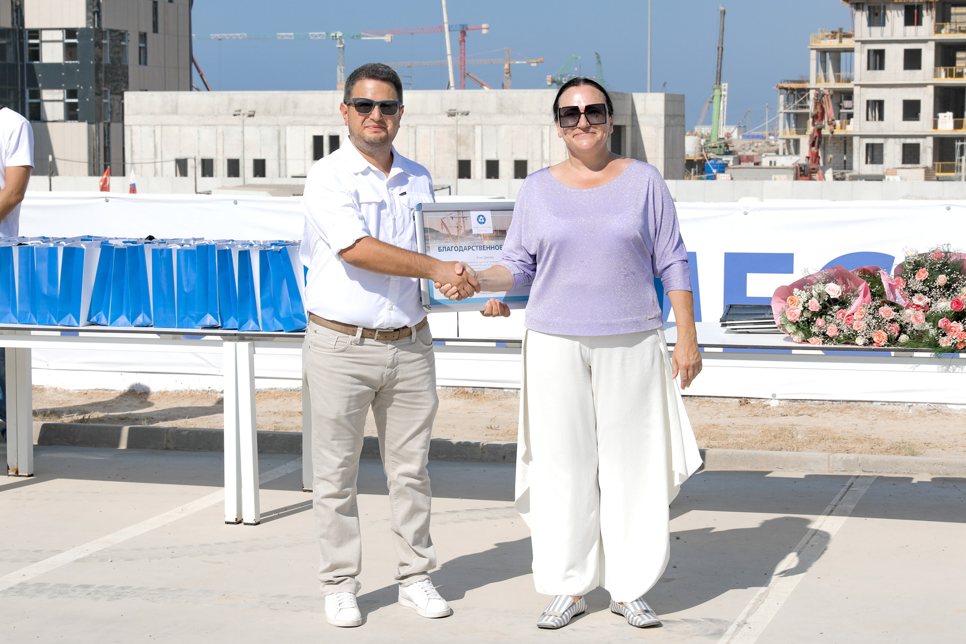 Akkuyu NGS sahasında inşaatçılar