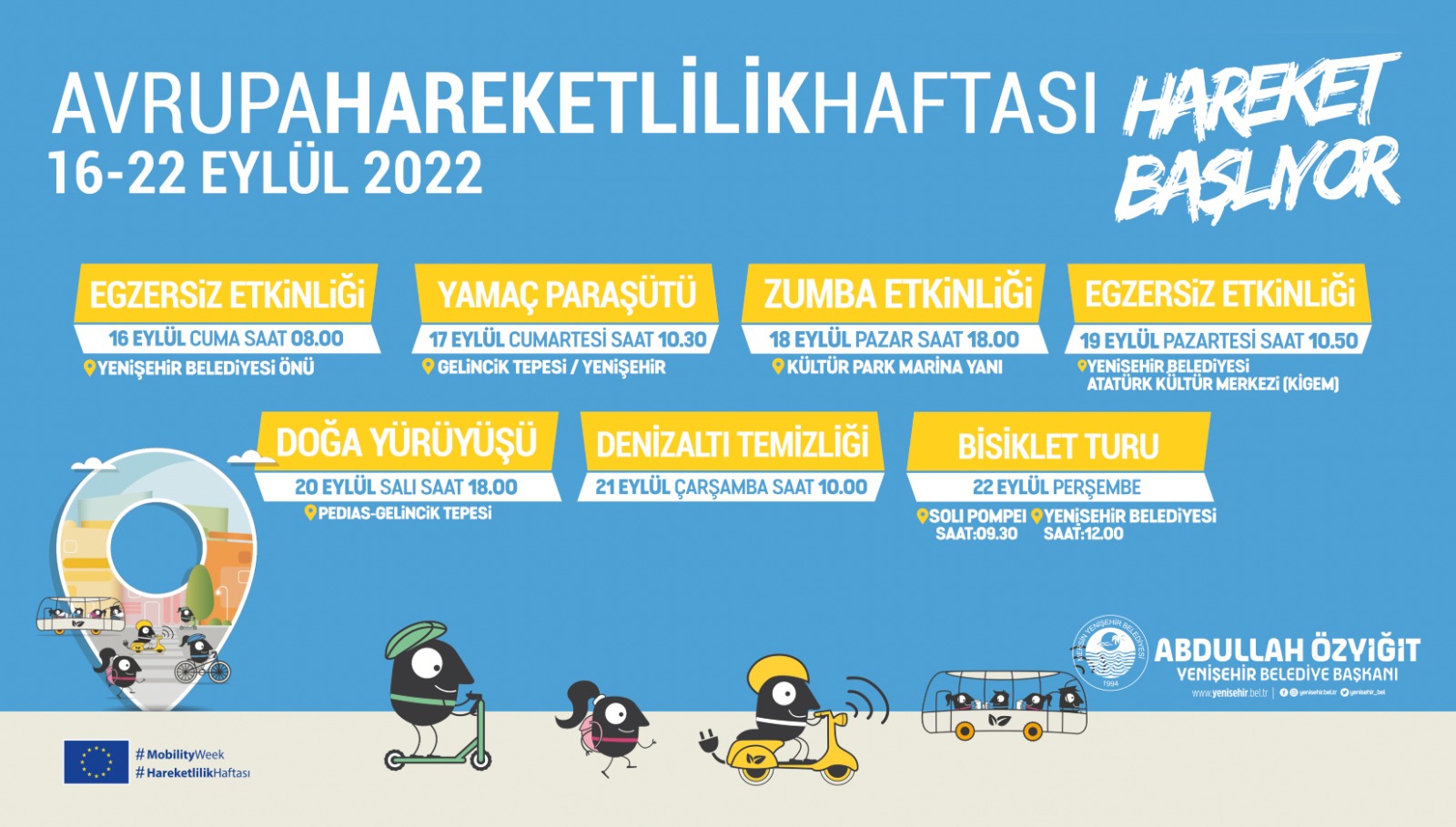 Mersin Yenişehir Belediyesi, Avrupa