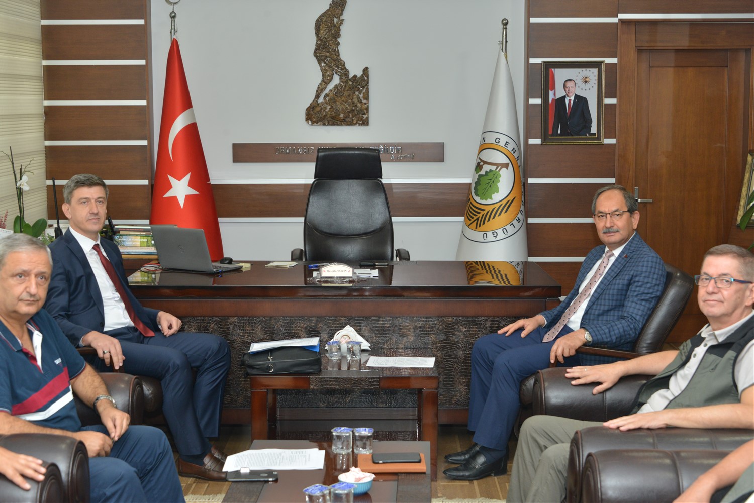 Orman Genel Müdürlüğü İç Denetçi Hasan Yıldız’dan hayırlı olsun ziyareti Orman Genel Müdürlüğü İç