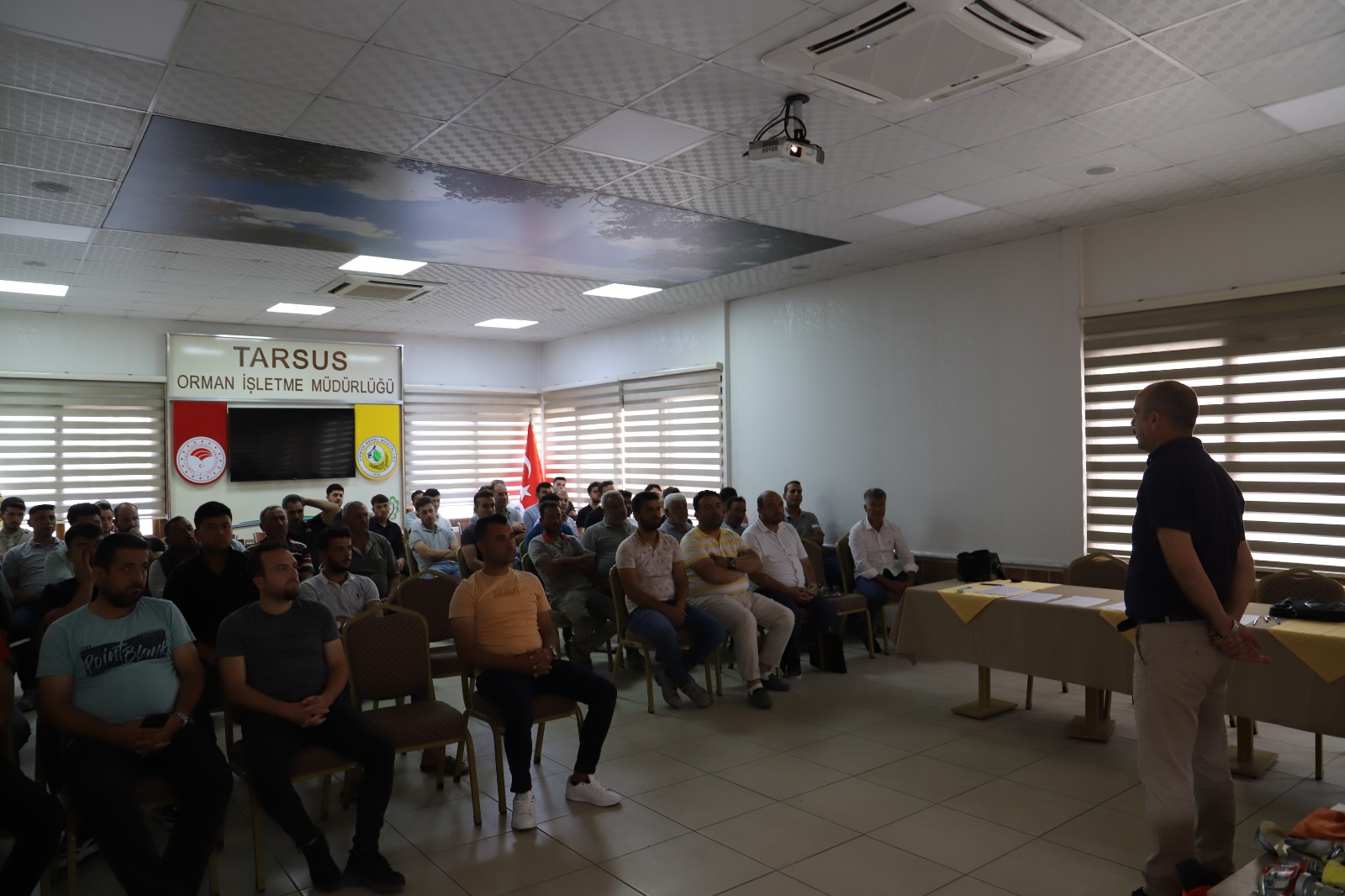 Tarsus’ta Yangın Gönüllülerine Eğitim Verildi Orman Genel Müdürlüğümüzün “100