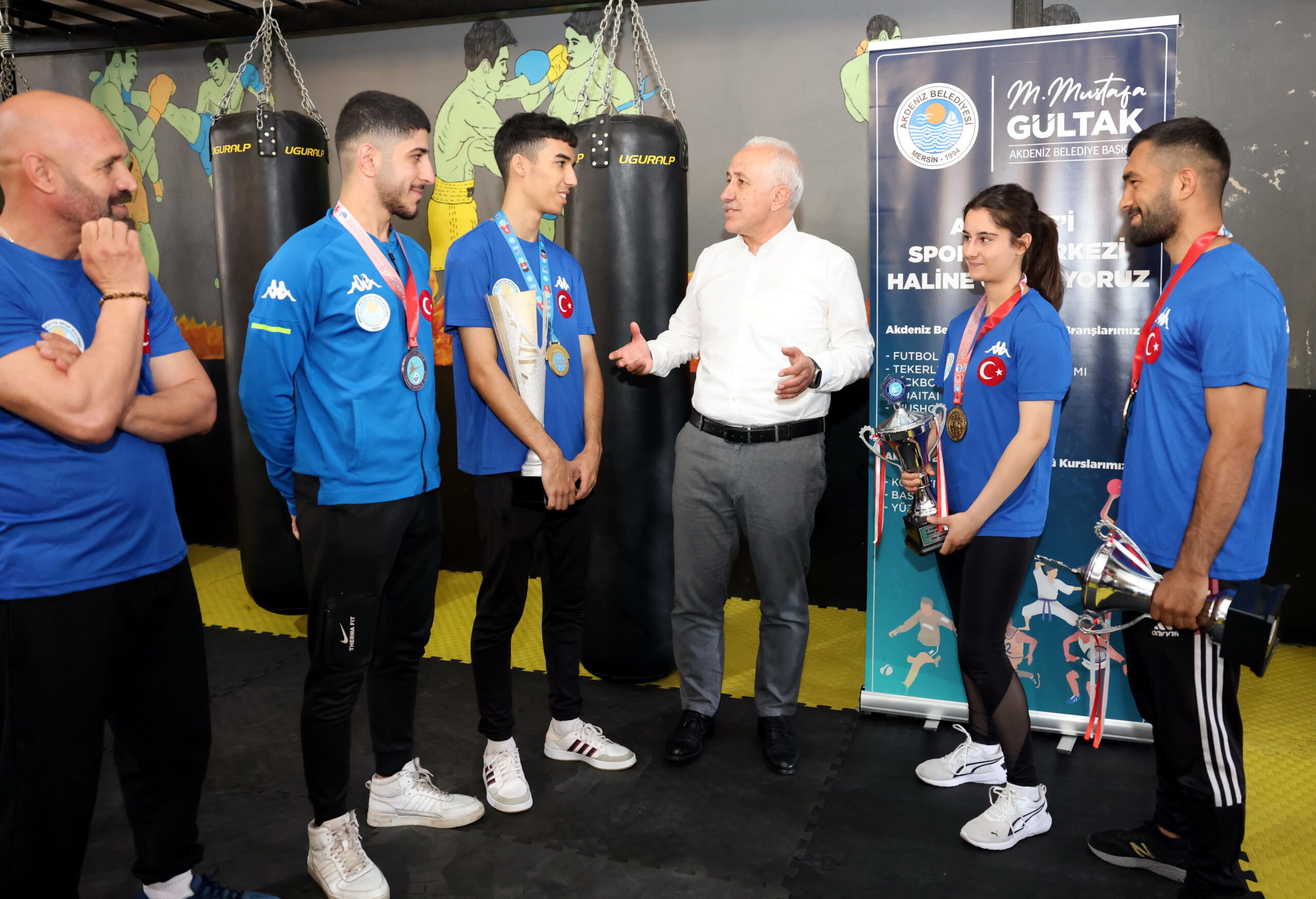 Akdeniz’in Kick Boks sporcuları,