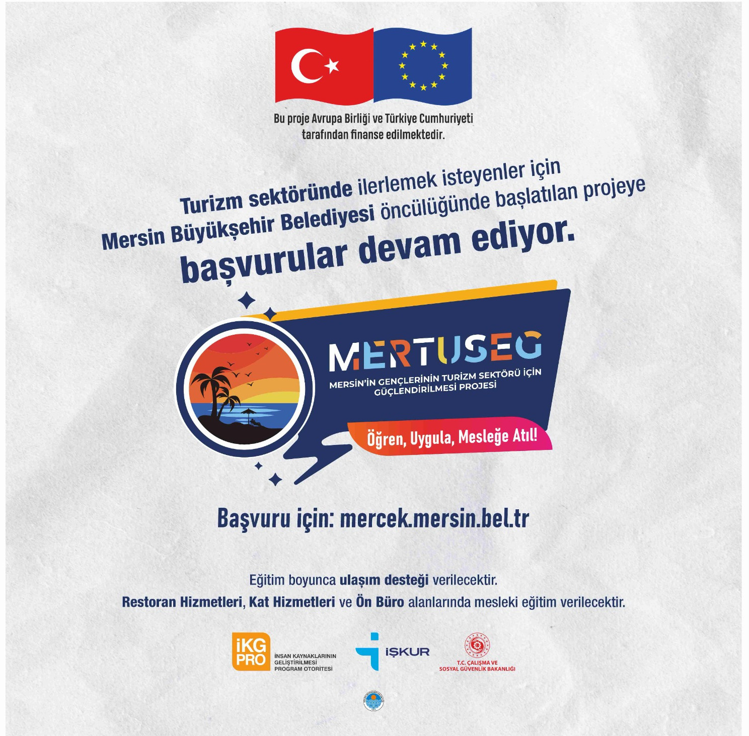 Mersin Büyükşehir Belediyesi, gençlerin