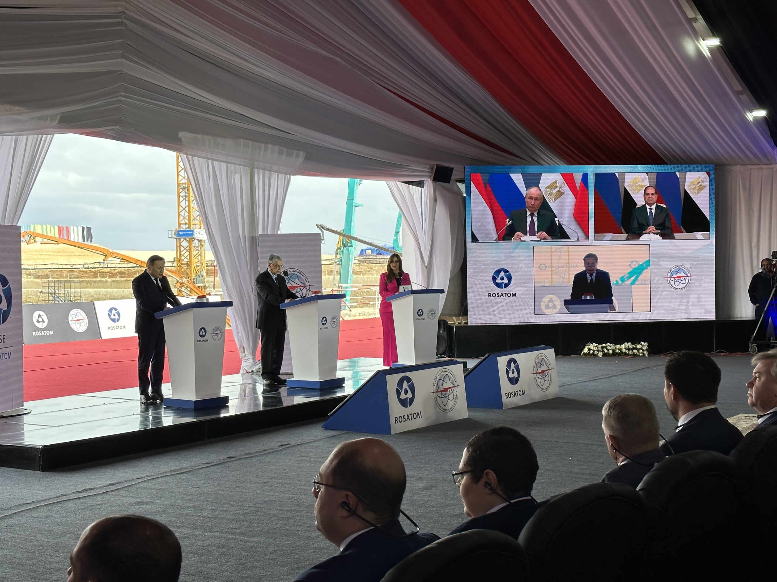 Mısır’daki El-Dabaa NGS’nin 4’üncü Güç Ünitesi’nde ana inşaat aşamasına geçildi Mısır’da inşa edilen El-Dabaa