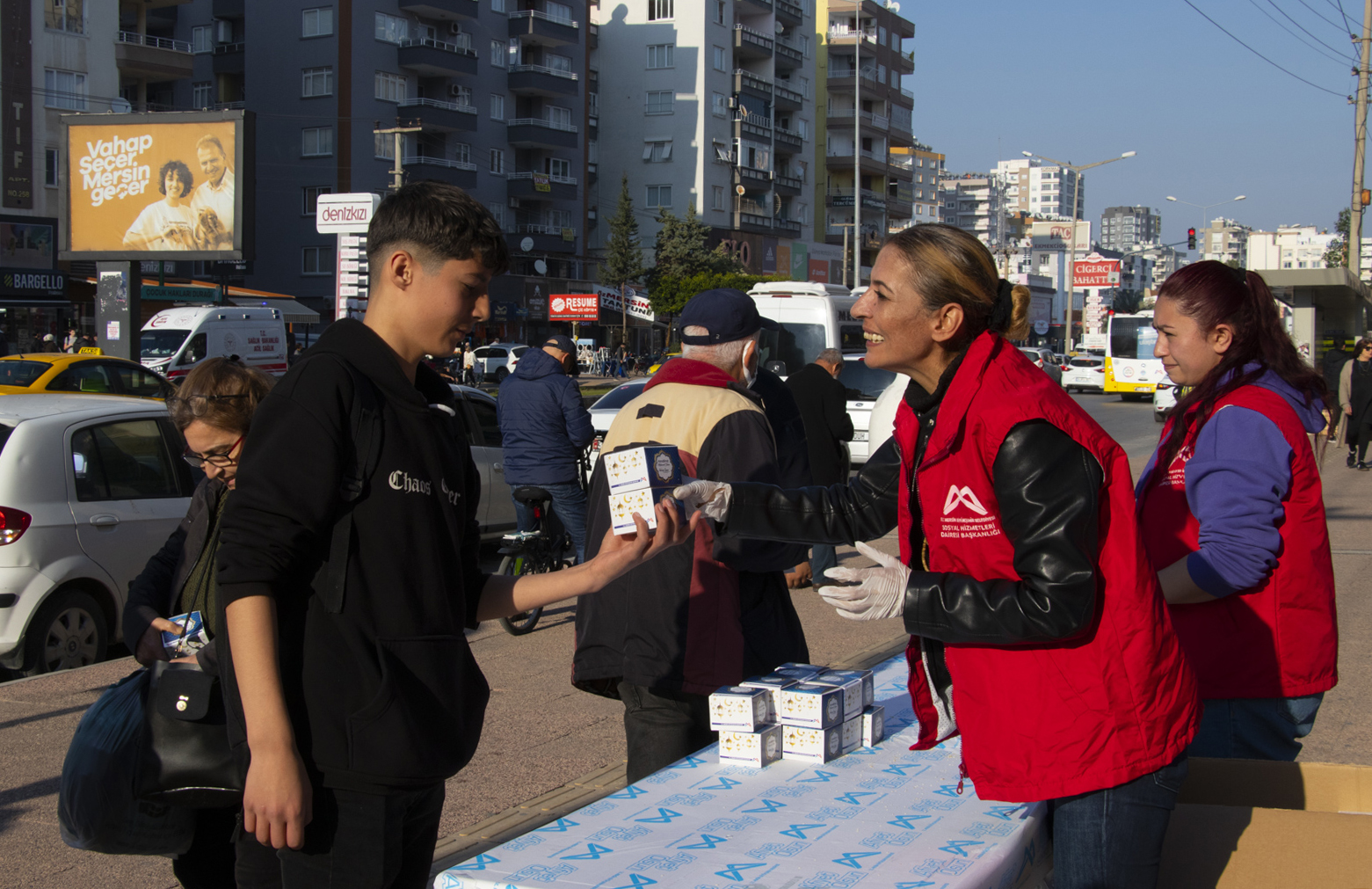 Kandillerde vatandaşlara kandil simidi