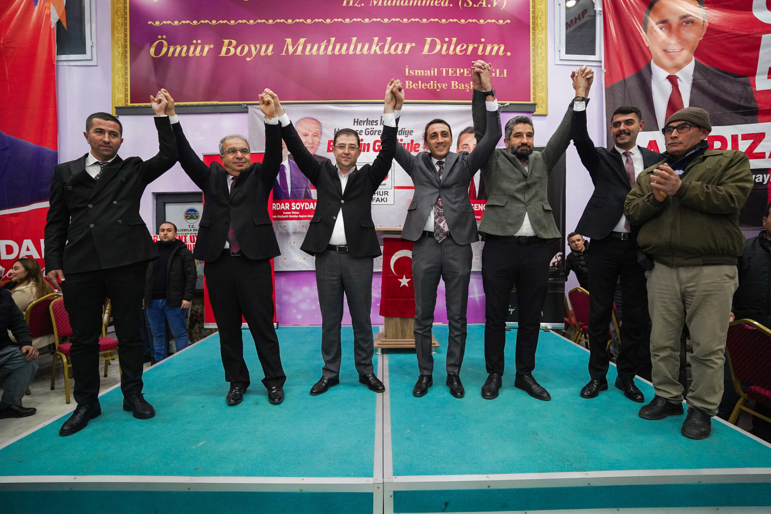 ÇAMLIYAYLA’DAN SERDAR SOYDAN’A BÜYÜK İLGİ Cumhur İttifakı Mersin Büyükşehir