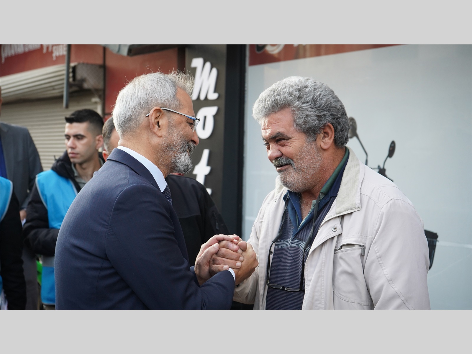 Esnaf ve hemşehrileri ile