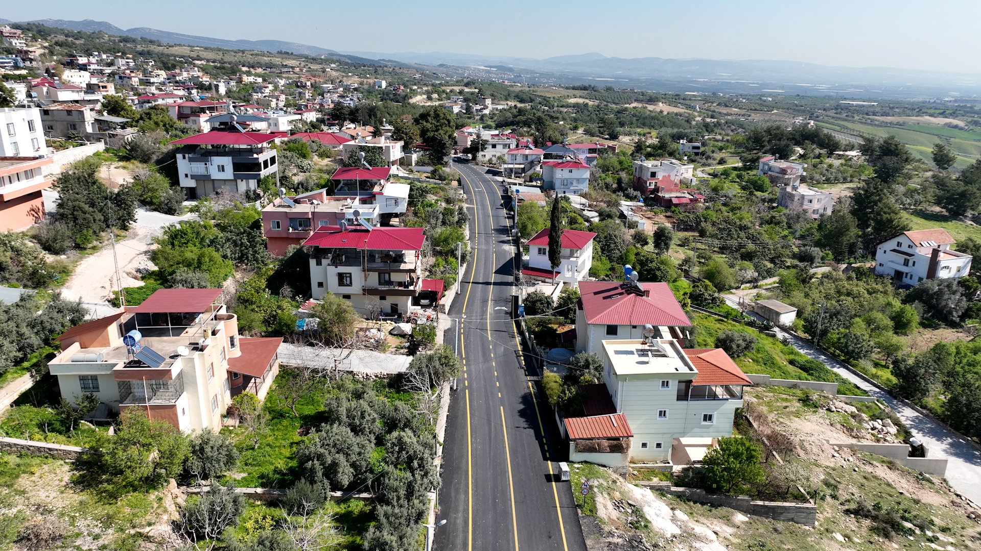 Şehir merkezinde gerçekleştirdiği yol