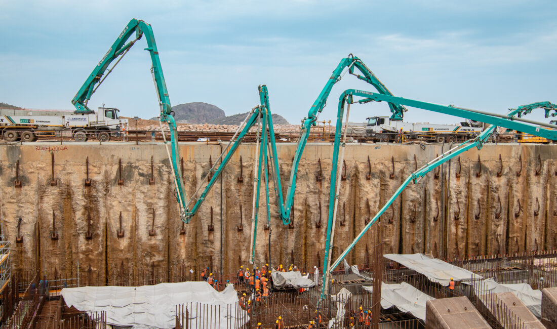 3’üncü Ünitedeki pompa istasyonunun