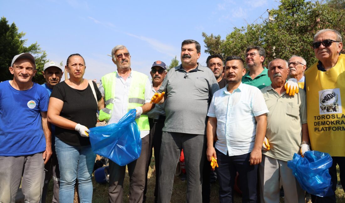 Güneykent Mahallesinde mahalle temizliği