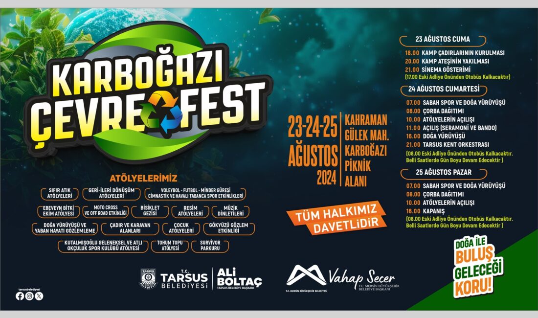 Tarsus Belediyesi tarafından “Doğa