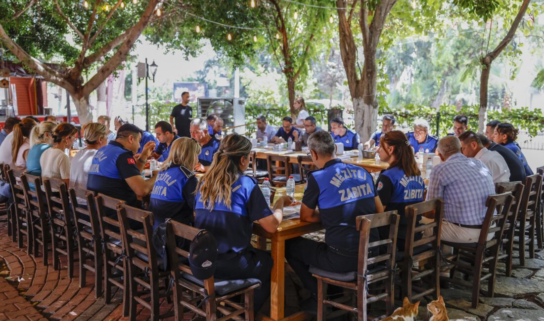 BAŞKAN TUNCER, ZABITA PERSONELİ İLE BİR ARAYA GELDİ