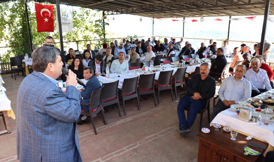 TOROSLAR BELEDİYE BAŞKANI YILDIZ, MUHTARLARLA BİR ARAYA GELDİ