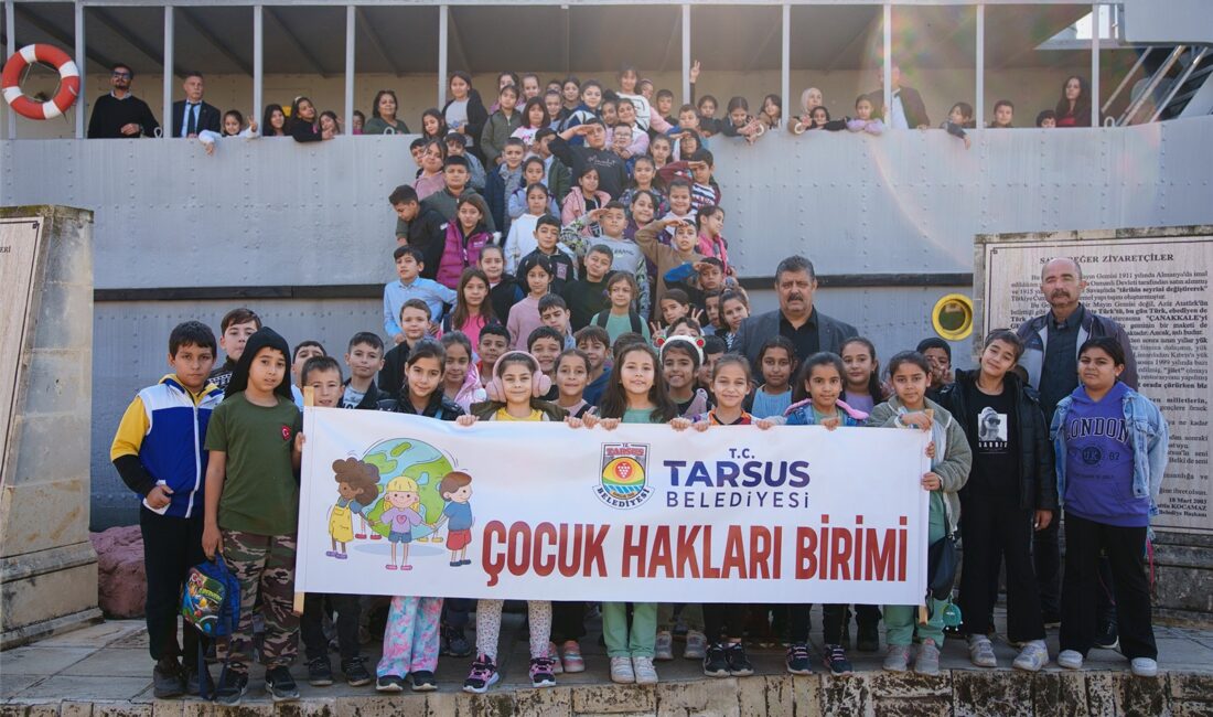 Tarsus Belediyesi, çocukların bilinçlenmesi