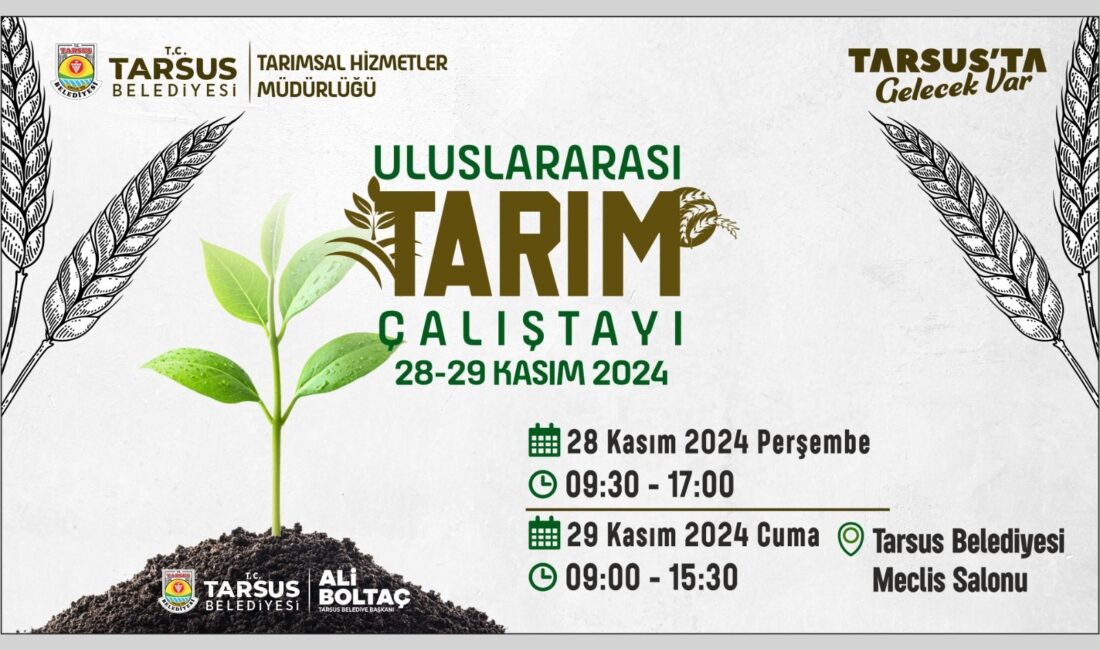 Tarsus Belediyesi tarafından tarımın