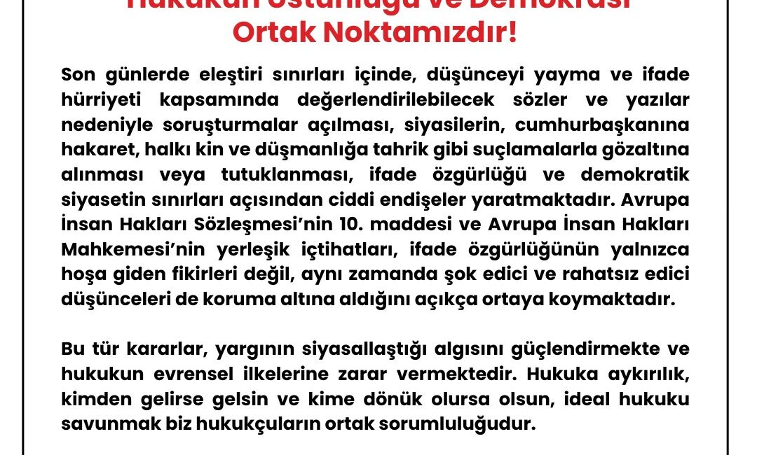 Mersin Barosu ile birlikte