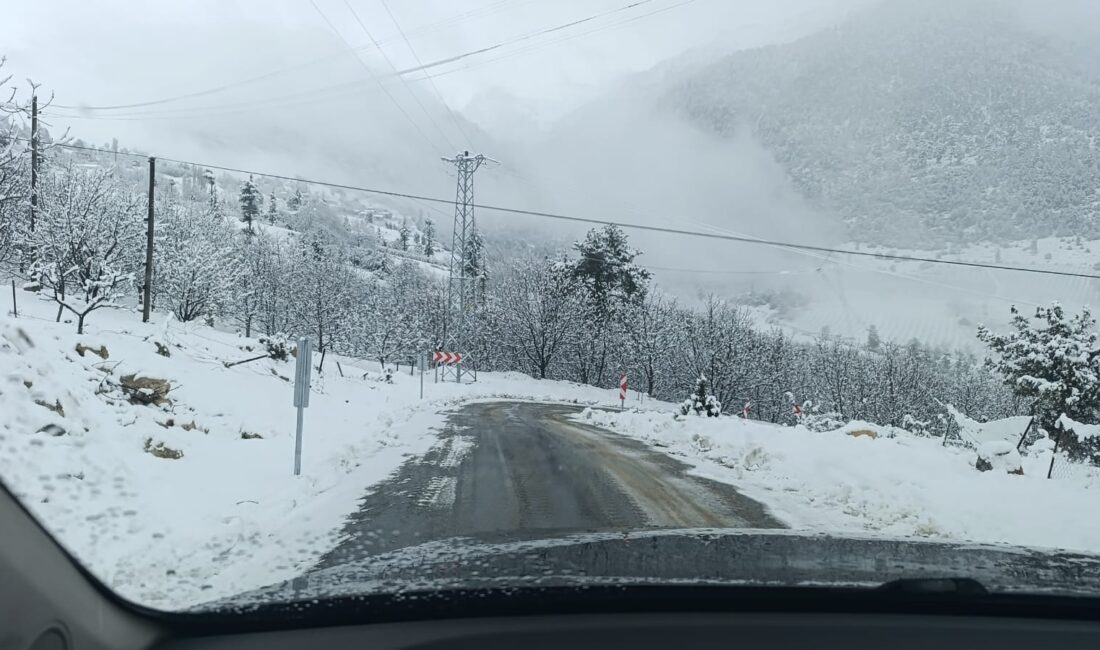 Mersin’in yüksek kesimlerinde etkili