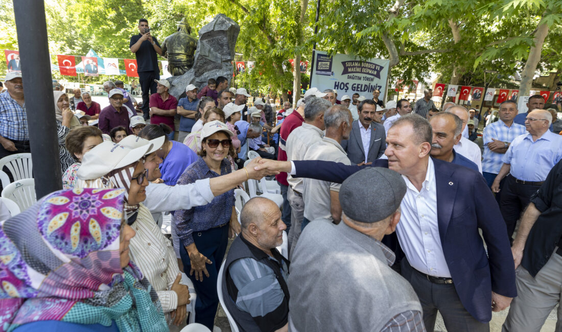 MERSİN BÜYÜKŞEHİR TARIMA CAN SUYU OLMAYA DEVAM EDİYOR