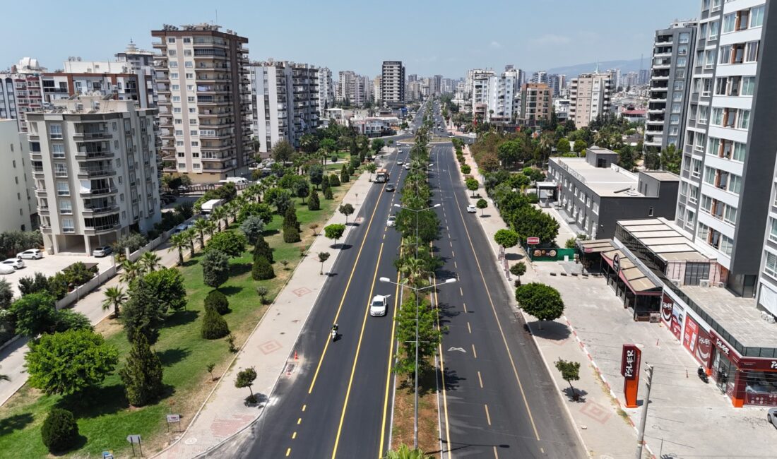 BÜYÜKŞEHİR’LE YOLLAR YENİLENİYOR, ULAŞIM RAHATLIYOR Mersin Büyükşehir Belediyesi Yol