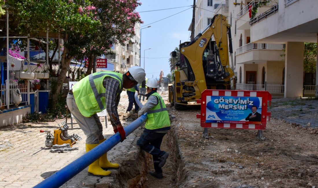 MESKİ, YAZ AYLARI ÖNCESİ ALTYAPIYI GÜÇLENDİRİYOR Mersin Büyükşehir Belediyesi Mersin
