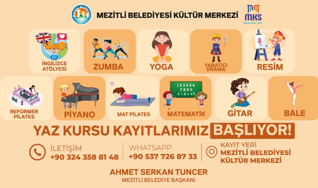 Mezitli Belediyesi, yaz mevsimine