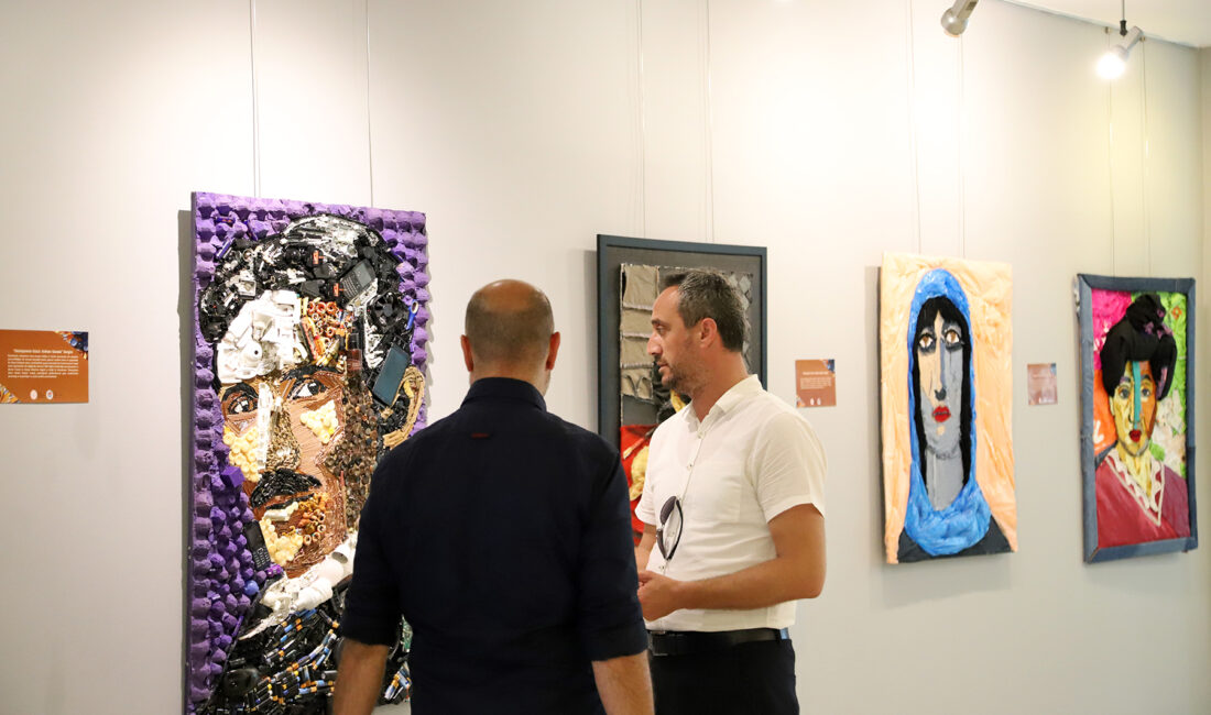 Geri dönüşüm ve sanat el ele; “Atıktan Sanata” sergisi açıldı Mersin Ticaret ve Sanayi