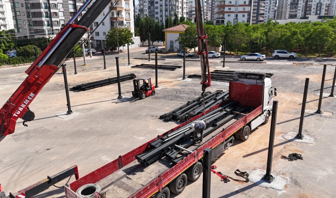 GÜNEŞTEN GELEN ENERJİYLE MEZİTLİ’YE ÇEVRECİ KAPALI PAZAR YERİ Mezitli Belediyesi, hem vatandaşların