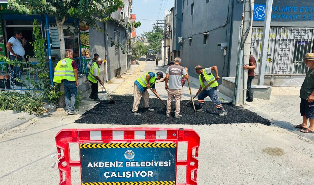 Akdeniz’de Her Mahalleye Hizmet Gidiyor Akdeniz’in kırsal yerleşim yerlerinden