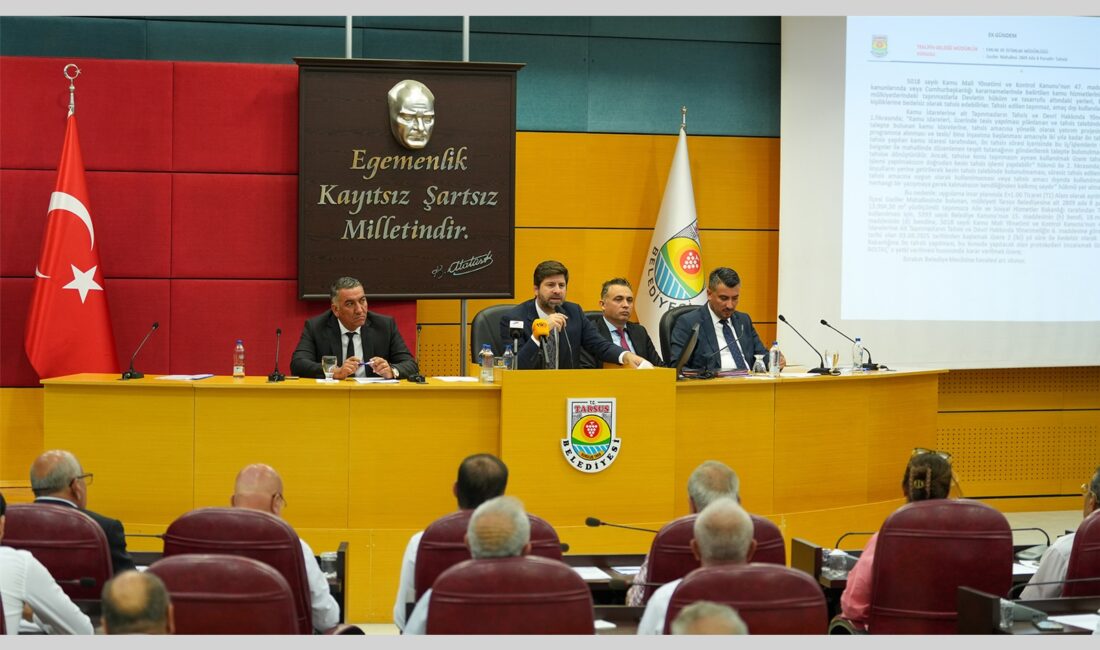TARSUS BELEDİYESİ TEMMUZ AYI OLAĞAN MECLİS TOPLANTISI GERÇEKLEŞTİ Tarsus Belediyesi Temmuz Ayı