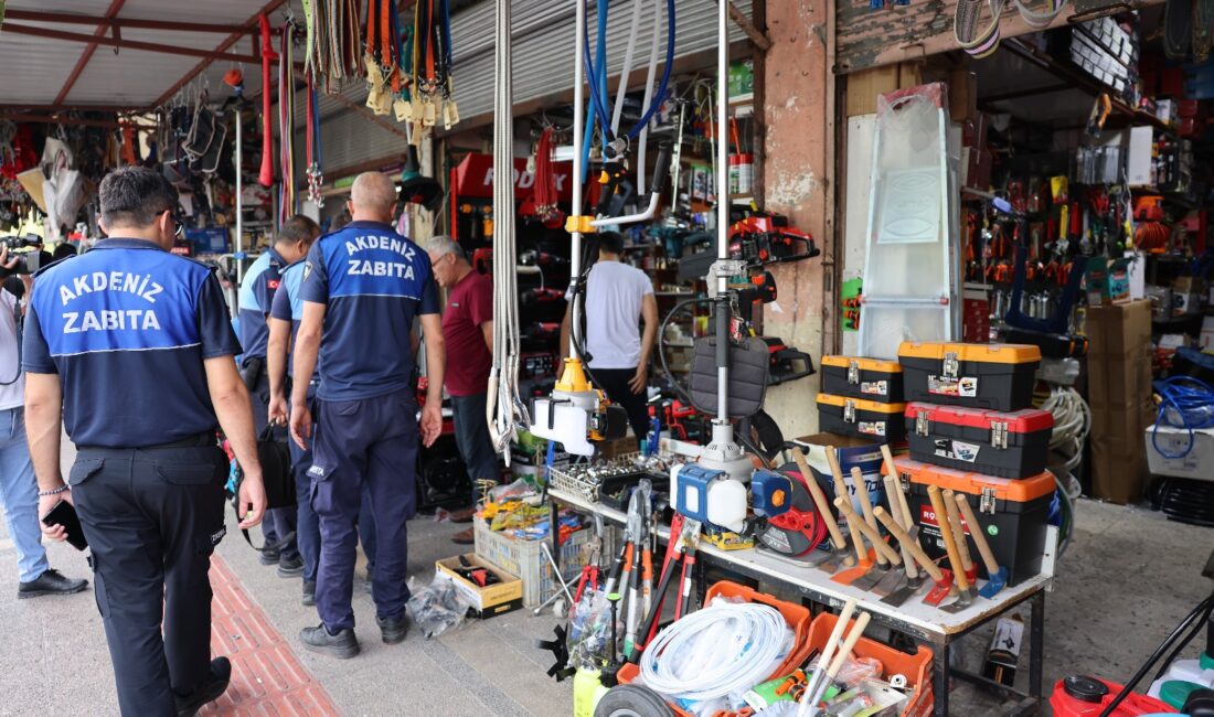 Akdeniz Belediyesi’nden Kaldırım İşgallerine Sıkı Denetim Akdeniz Belediyesi Zabıta Müdürlüğü