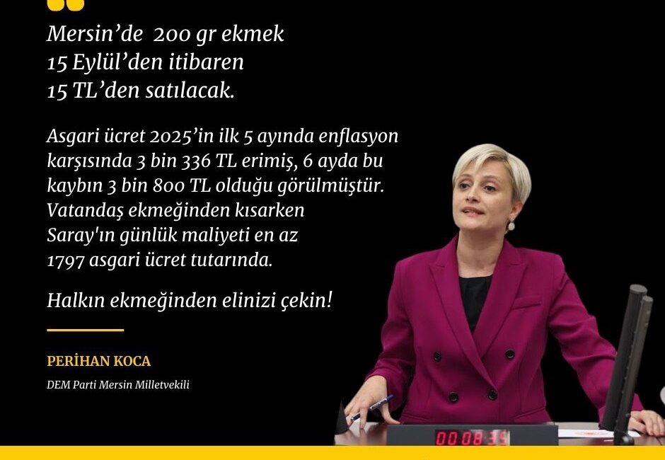 DEM Parti Mersin Milletvekili