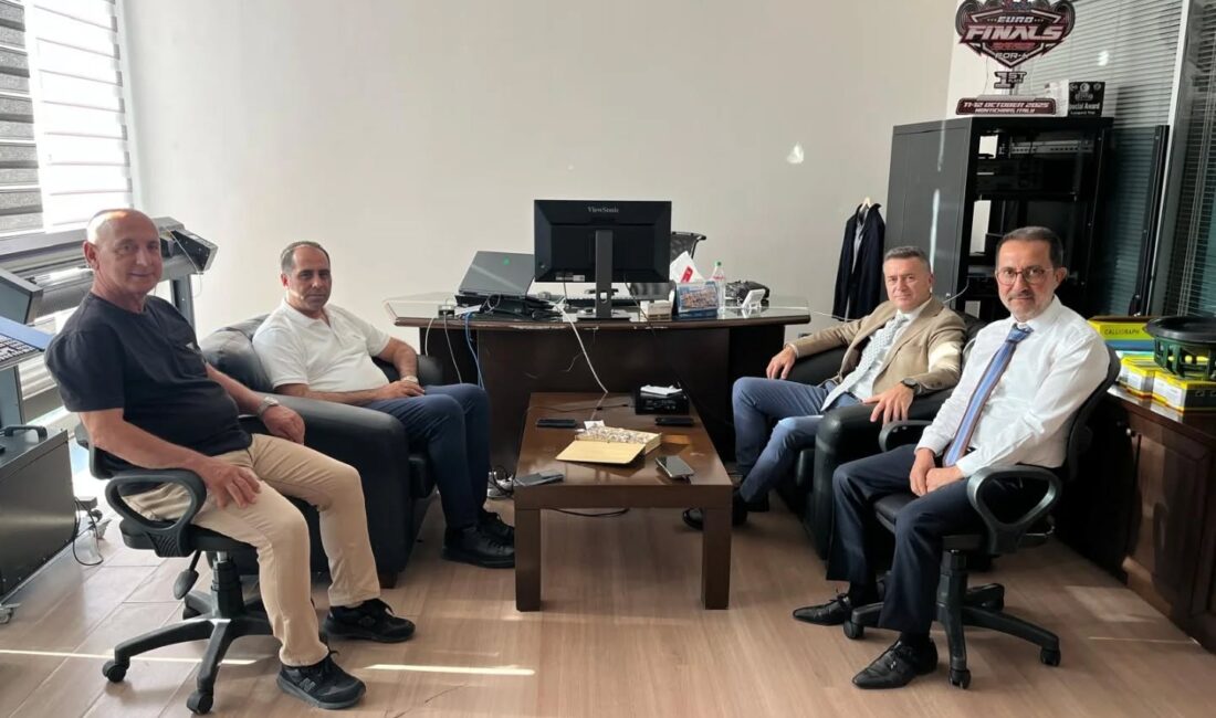 MTSO Başkanı Hakan Sefa Çakır ve Milletvekili Ali Kıratlı’dan Avrupa Birincisine Ziyaret Mersin Ticaret ve Sanayi