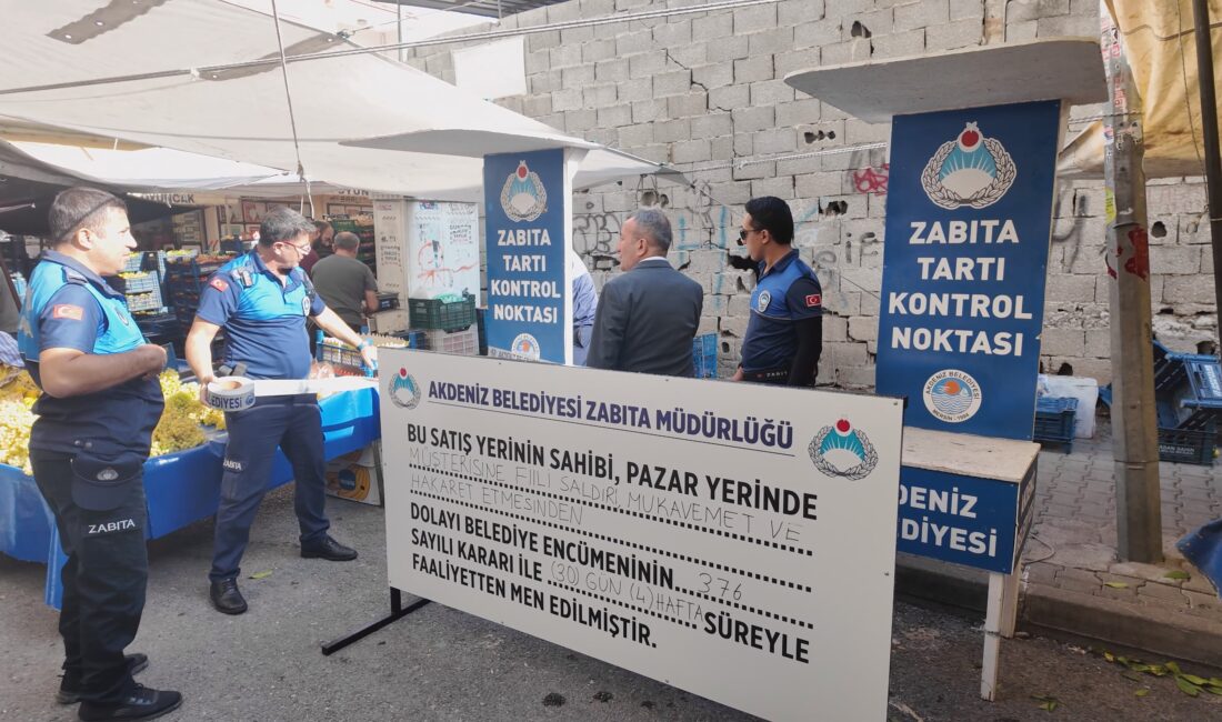 Mersin’in Akdeniz ilçesinde bir