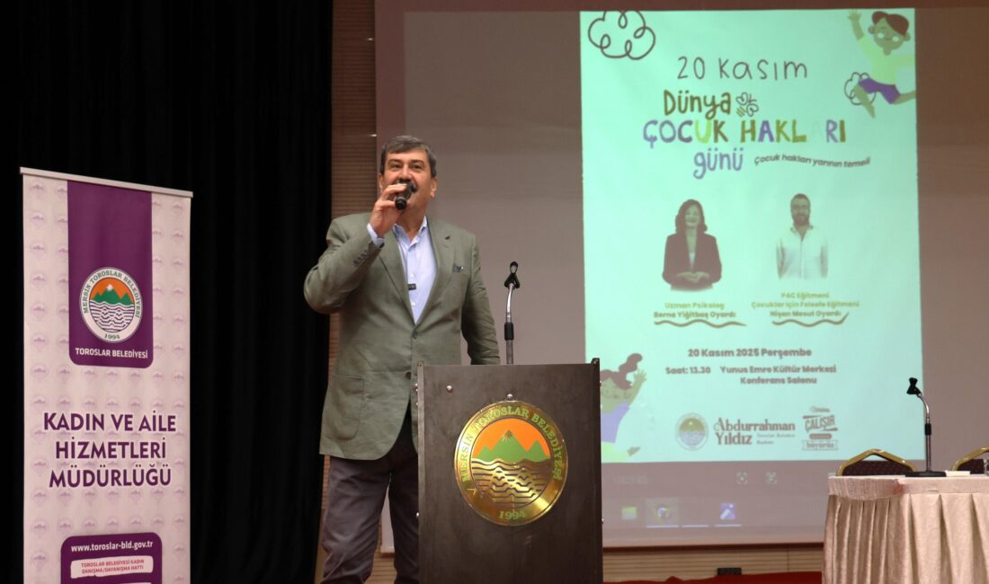 BAŞKAN YILDIZ, “ÇOCUKLARIMIZIN YÜZÜ GÜLERSE GELECEĞİMİZ GÜÇLENİR” Toroslar Belediyesi, 20 Kasım