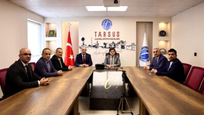 ÖZDEMİRCİ, TARSUS İLÇE MİLLÎ EĞİTİM MÜDÜRLÜĞÜNÜ ZİYARET ETTİ