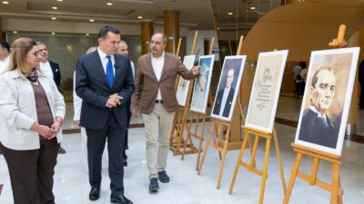 Yenişehir Belediyesinden “Etem Çalışkan ile Atatürk Yolculuğu” Sergisi