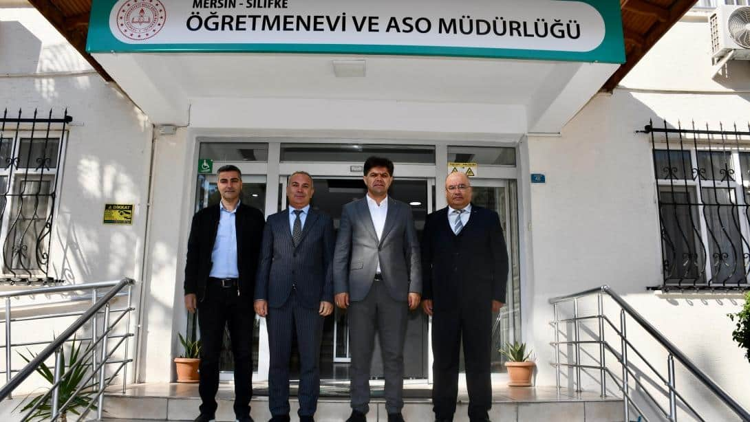 ÖZDEMİRCİ, SİLİFKE’DEKİ ÖĞRETMENEVLERİNİ ZİYARET ETTİ İl Millî Eğitim Müdürü