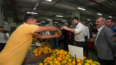 BOLTAÇ, ERGENEKON MAHALLESİ KAPALI SEMT PAZARINDA ESNAF VE VATANDAŞLA BULUŞTU