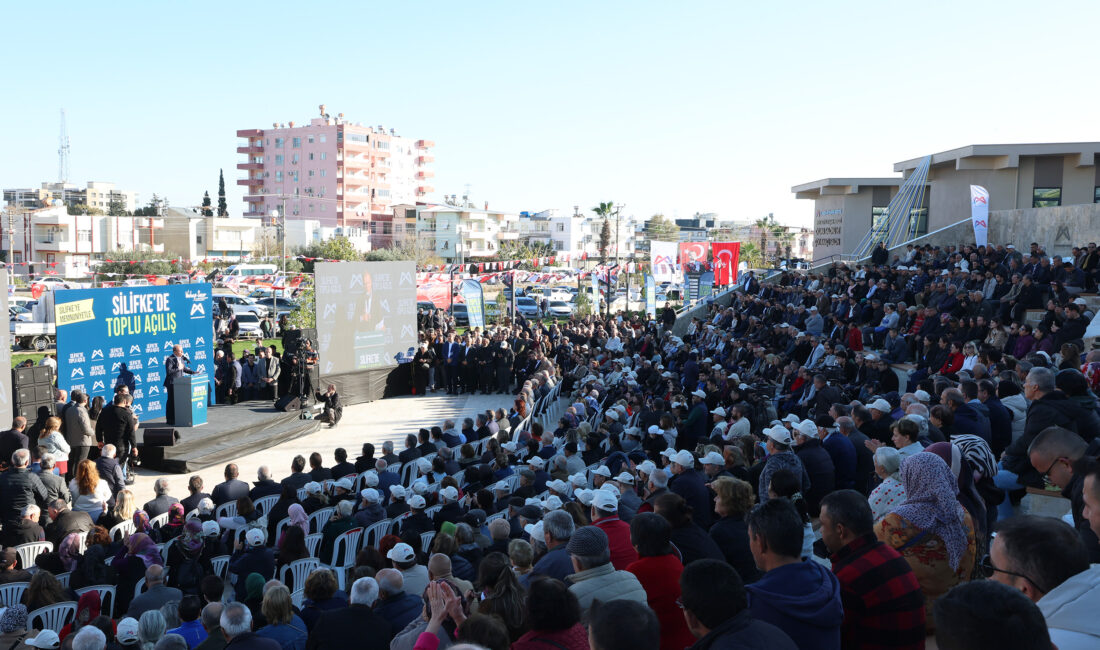 BAŞKAN SEÇER VE MERAL SEÇER, SİLİFKE’DE ÜÇ ÖNEMLİ PROJENİN AÇILIŞINI YAPTI