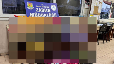 Tarsus Belediyesi Zabıta Müdürlüğü ekipleri,