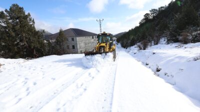 Mezitli Belediyesi, kırsalda yaşanan yoğun