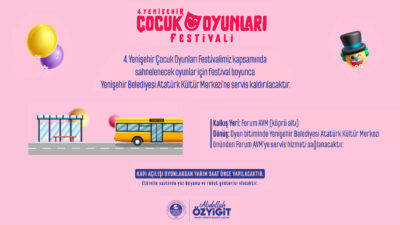 Mersin Yenişehir Belediyesi, çocukların yarıyıl